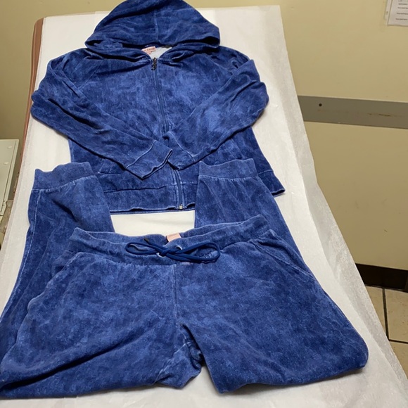 Juicy Couture Pants - 💙 juicy couture 2 piece velour vintage royal  blue set 💙